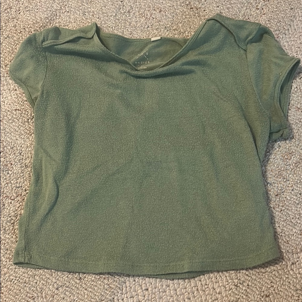 Casual Green Women's Top